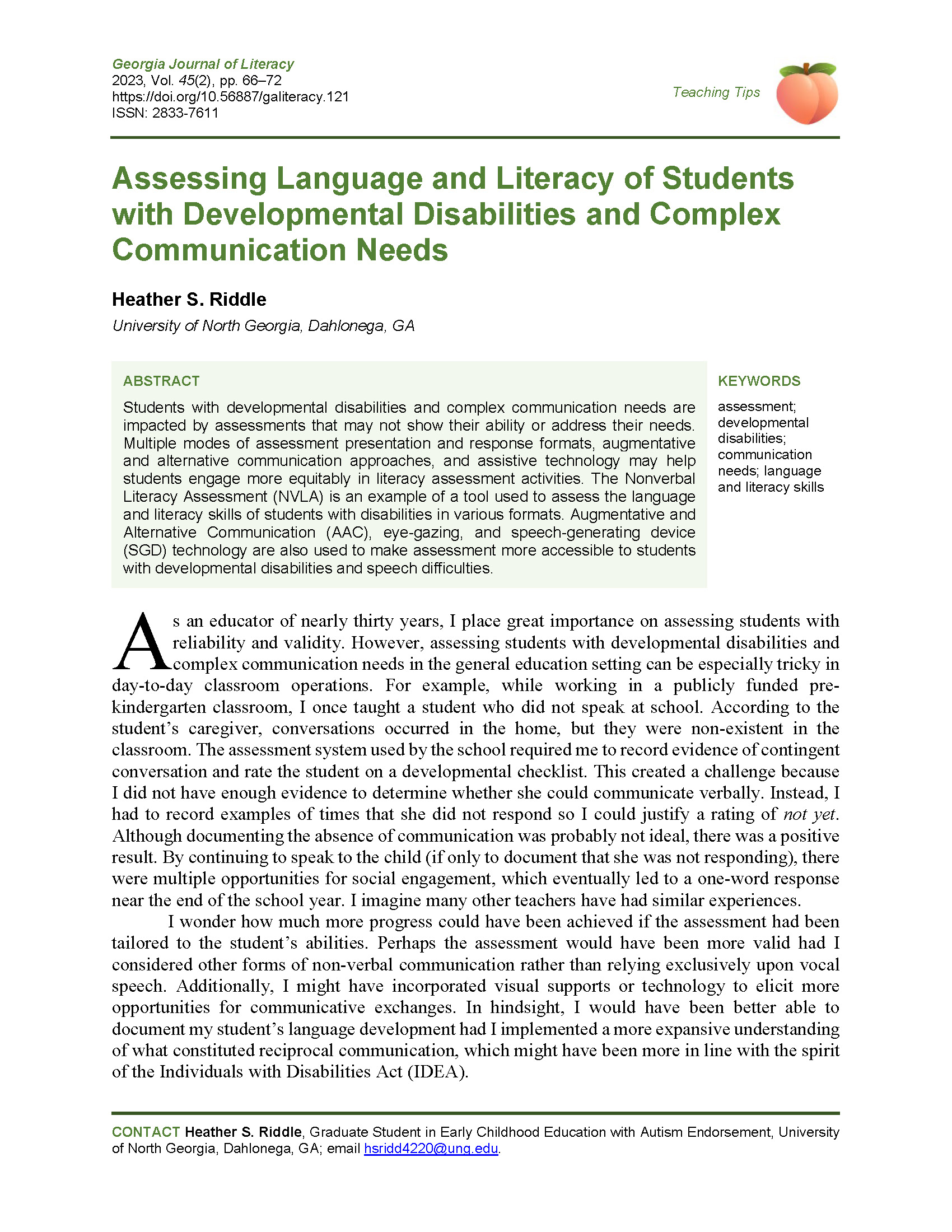 121 Assessing Language and Literacy (Riddle, 2023).pdf