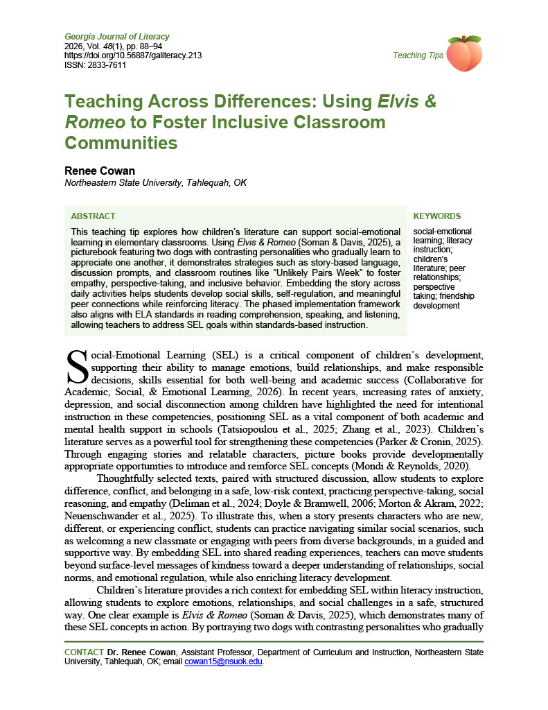 07 213 Teaching Across Differences (Cowan, 2026)